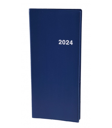 Diář - Plánovací záznamník 718 měsíční PVC modrá 2024