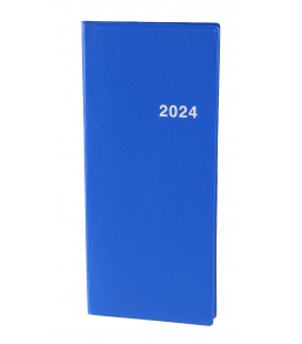 Terminplaner 718  - Monatlich PVC hellblau 2024