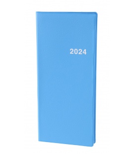 Diář - Plánovací záznamník 718 měsíční PVC světle modrá 2024