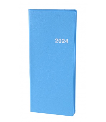 Diary - Planning monthly notebook 718 PVC light blue 2024