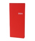 Diary - Planning monthly notebook 718 PVC red 2024