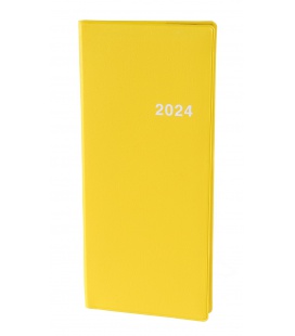 Terminplaner 718  - Monatlich PVC gelb 2024