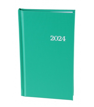 Diary - Planning weekly notebook 920 Balacron green 2024
