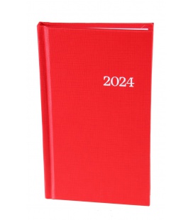 Diary - Planning weekly notebook 920 Balacron red 2024
