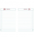 Diary - Daily Notes A5 UNI Balacron red 2024