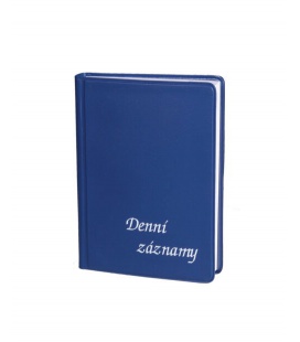 Diary - Daily Notes A6 UNI PVC blue 2024