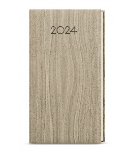 Weekly Pocket Diary -Jakub - Wood - light brown 2024