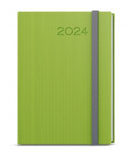 Weekly Diary A5 - Oskar - Vigo - green, grey 2024
