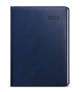 Weekly Diary A5 with notes - Zoro - Vivella - blue 2024
