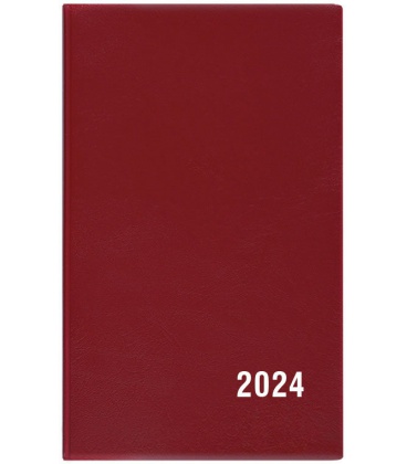 Pocket-Terminplaner vierzehntägig - Alois - PVC - burgundy 2024