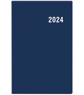 Fortnightly Pocket Diary - Gustav - PVC - blue 2024