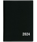 Fortnightly Pocket Diary - Hynek - PVC - black 2024