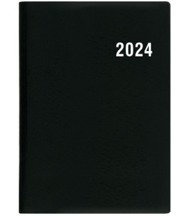 Pocket-Terminplaner vierzehntägig - Ladislav - PVC - schwarz 2024