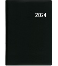 Pocket-Terminplaner vierzehntägig - Ladislav - PVC - schwarz 2024