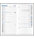Monthly Pocket Diary - Diana - PVC - blue 2024