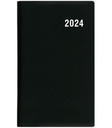 Pocket-Terminplaner monats - Diana - PVC - schwarz 2024