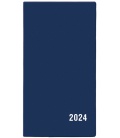 Diář kapesní měsíční - Františka - PVC - modrá 2024