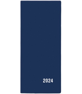 Diář kapesní měsíční - Xenie - PVC - modrá 2024