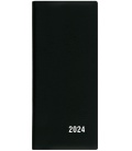 Pocket-Terminplaner monats - Xenie - PVC - schwarz 2024