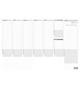 Table calendar Stolní plánovač A3 - týd. mapa - 30 listů  2024