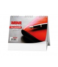 Tischkalender Mini daňový kalendář RED  2024