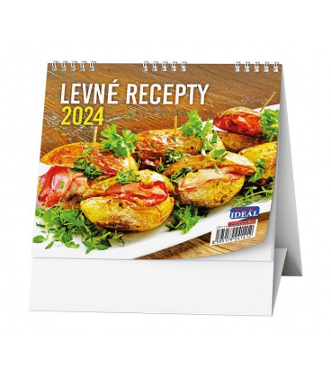 Stolní kalendář IDEÁL - Levné recepty  2024
