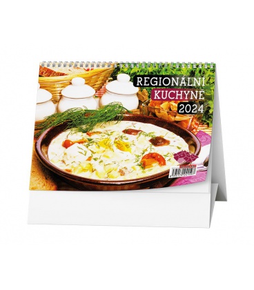 Stolní kalendář Regionální kuchyně 2024