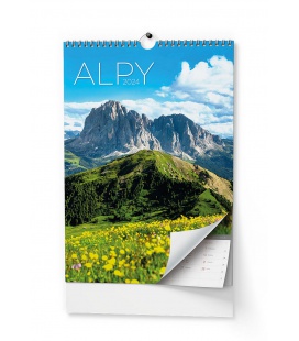 Wall calendar Alpy - A3 2024