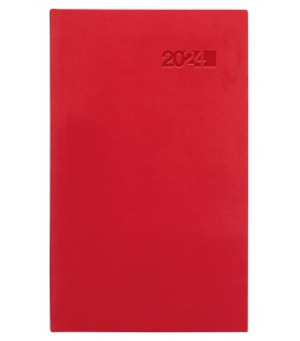Weekly Pocket Diary Viva red 2024