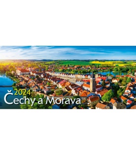 Table calendar Čechy a Morava 2024
