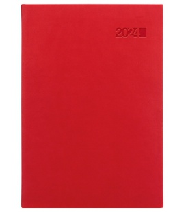 Daily Diary A5 slovak Viva red 2024