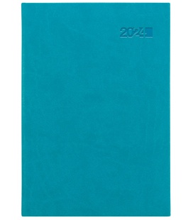 Weekly Diary A5 slovak Viva turquoise 2024