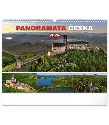 Wall calendar Panoramata Česka 2024
