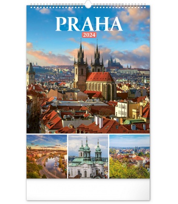 Wall calendar Praha 2024