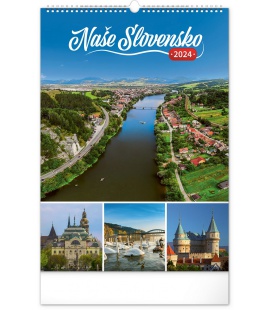Wall calendar Naše Slovensko, SK 2024