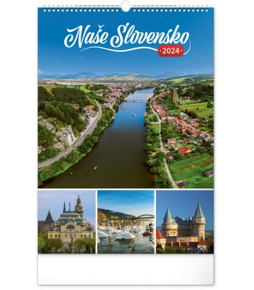 Wall calendar Naše Slovensko, SK 2024