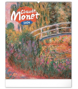 Nástěnný kalendář Claude Monet 2024