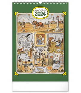 Wall calendar Josef Lada – Měsíce 2024