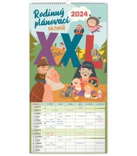 Wall calendar Rodinný plánovací XXL 2024