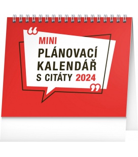 Stolní kalendář Plánovací s citáty 2024