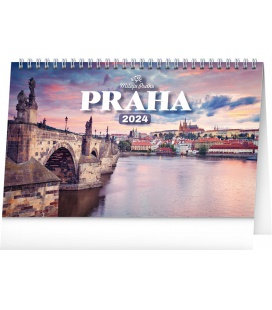 Table calendar Praha – Miluju Prahu 2024