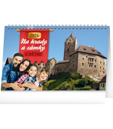 Table calendar S dětmi na hrady a zámky 2024