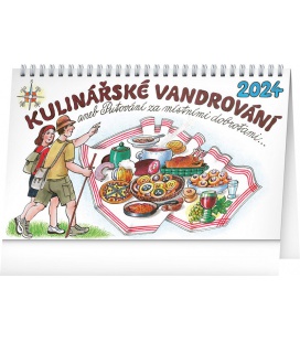Stolní kalendář Kulinářské vandrování – Kamila Skopová 2024