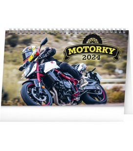 Table calendar Motorky 2024