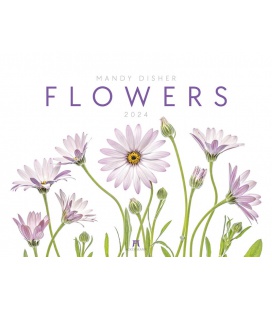 Wandkalender Flowers - Kalender 2024