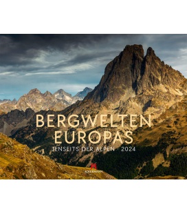 Wall calendar Mountains of Europe 2024