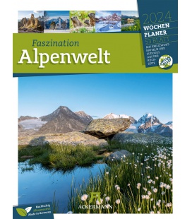 Wall calendar Alps 2024 - Weekly Planner