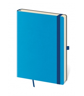 Notes - Zápisník Flexies Blue - tečkovaný L modrá 2025