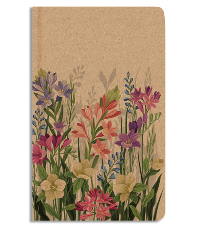 Notes tečkovaný - A5 - kraft - Louka ... - BUT1-2-26 1