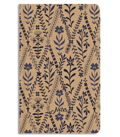 Notes linkovaný - A5 - kraft - Modrot... - BUL1-13-26 1